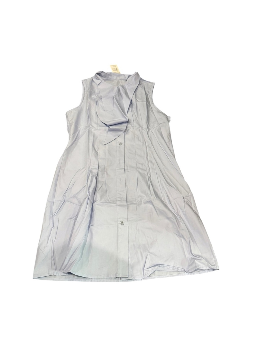 NWT Cupshe Poplin light blue mini sleeveless dress Medium